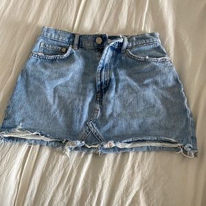 Zara Lightly worn Jean Skirt